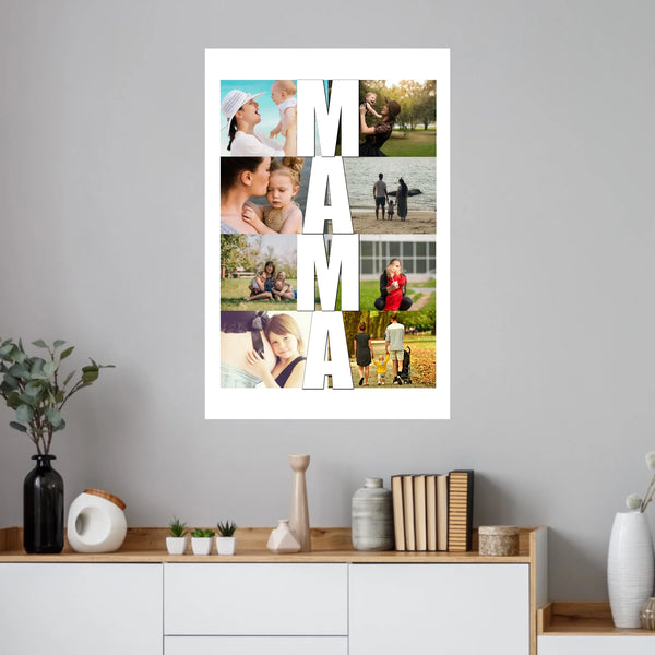 Gepersonaliseerde poster - Mama