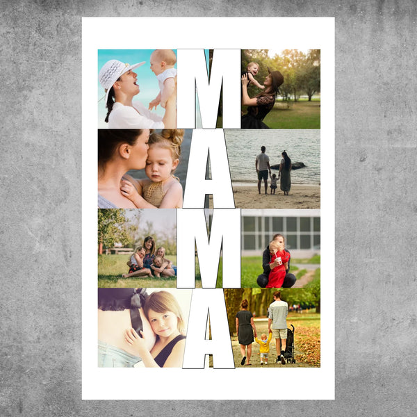 Gepersonaliseerde poster - Mama