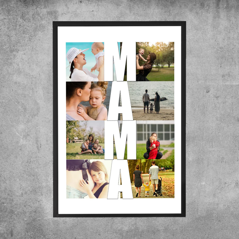 Gepersonaliseerde poster - Mama